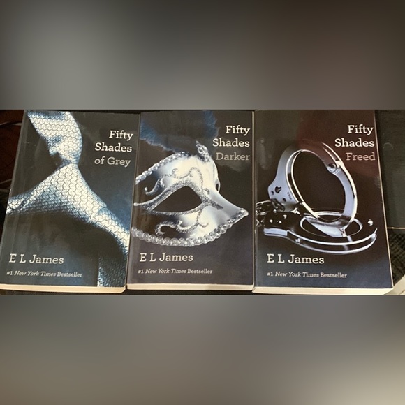 E L James- set of 3 Books-“Fifty Shades Of Grey” - Used - Picture 1 of 9